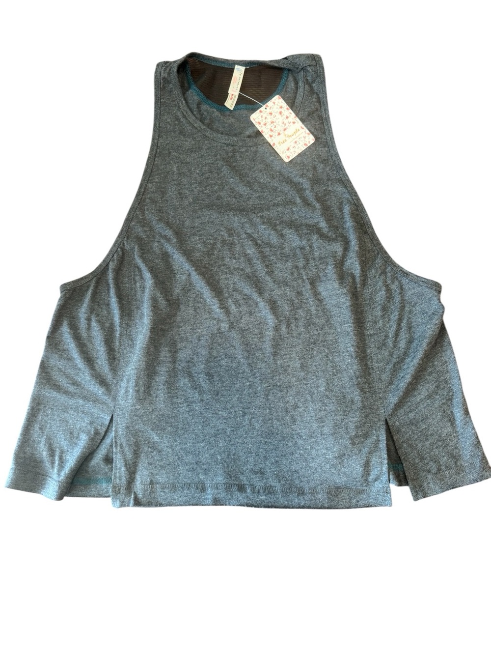 Free People Movement Tank Charcoal Gray Size Medium ON560885 NWT